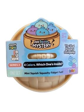 Mini Squishy Mystery Dumpling Toy Set
